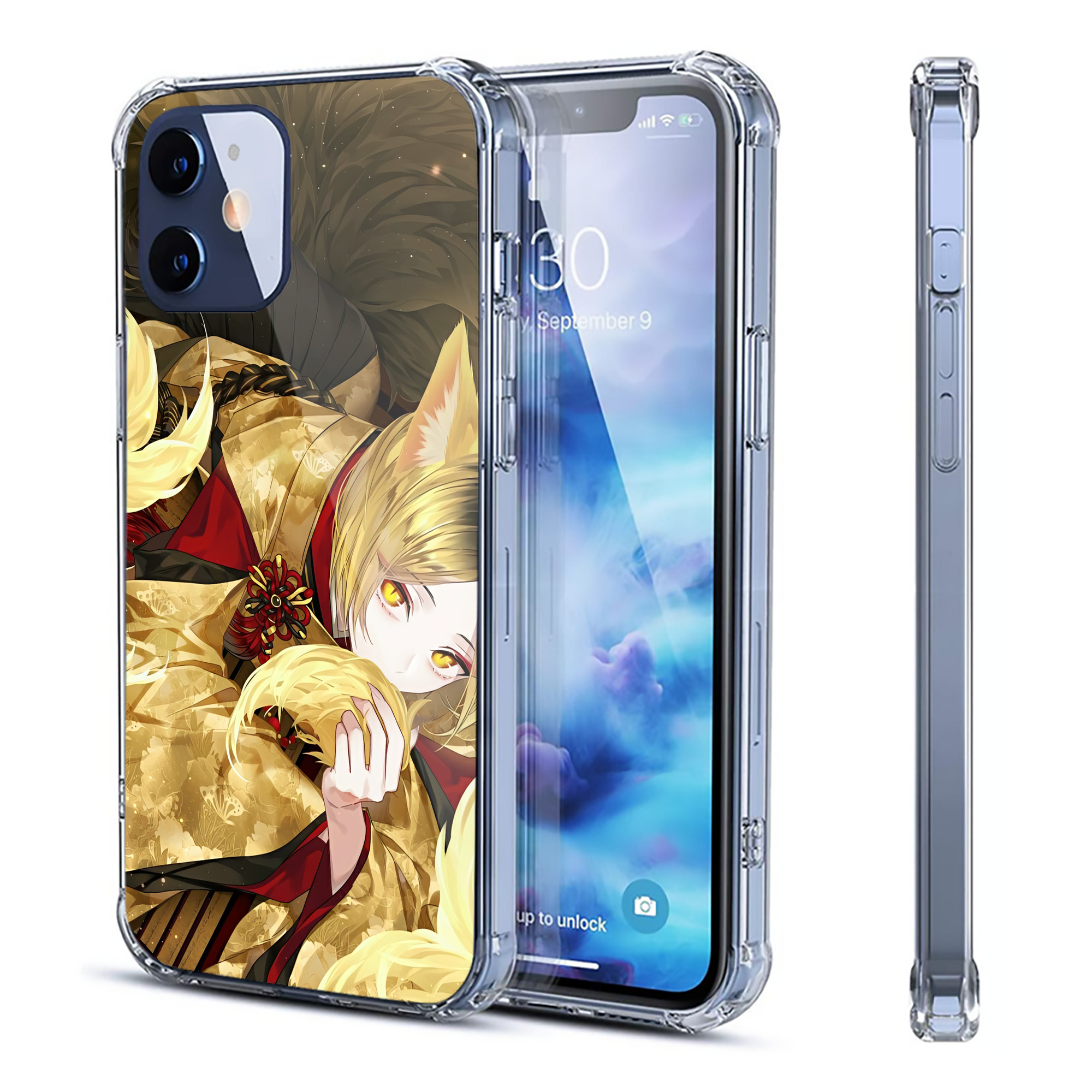 （画像用） 刀剣乱舞 Touken Ranbu 【iPhone 12シリーズ対応】透明スマホケース（クリアソフトケース）
